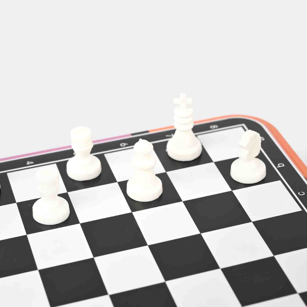 5 In 1 Board Game Chess Checkers Ludo Family Game