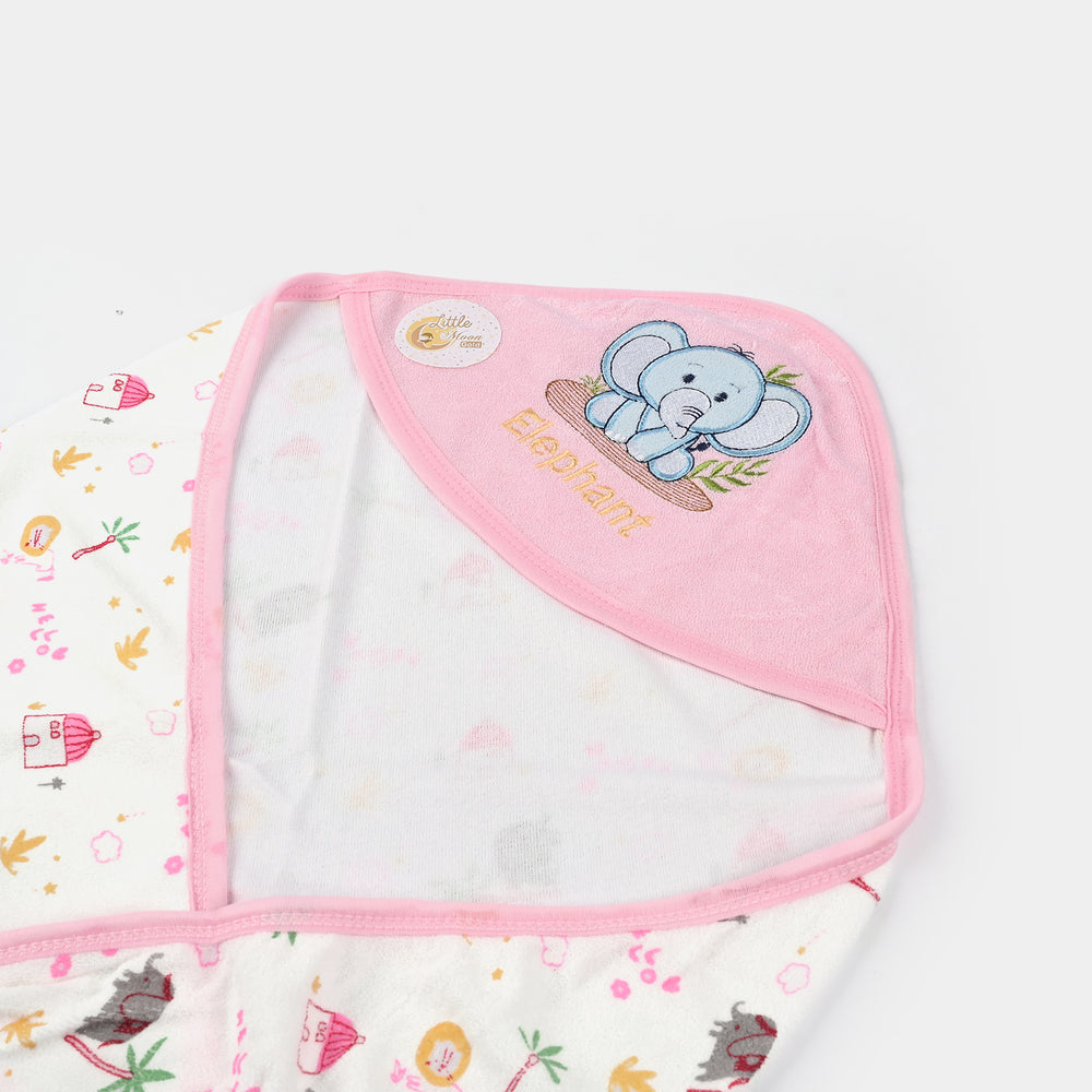 Little Moon Bath Towel Embroidery