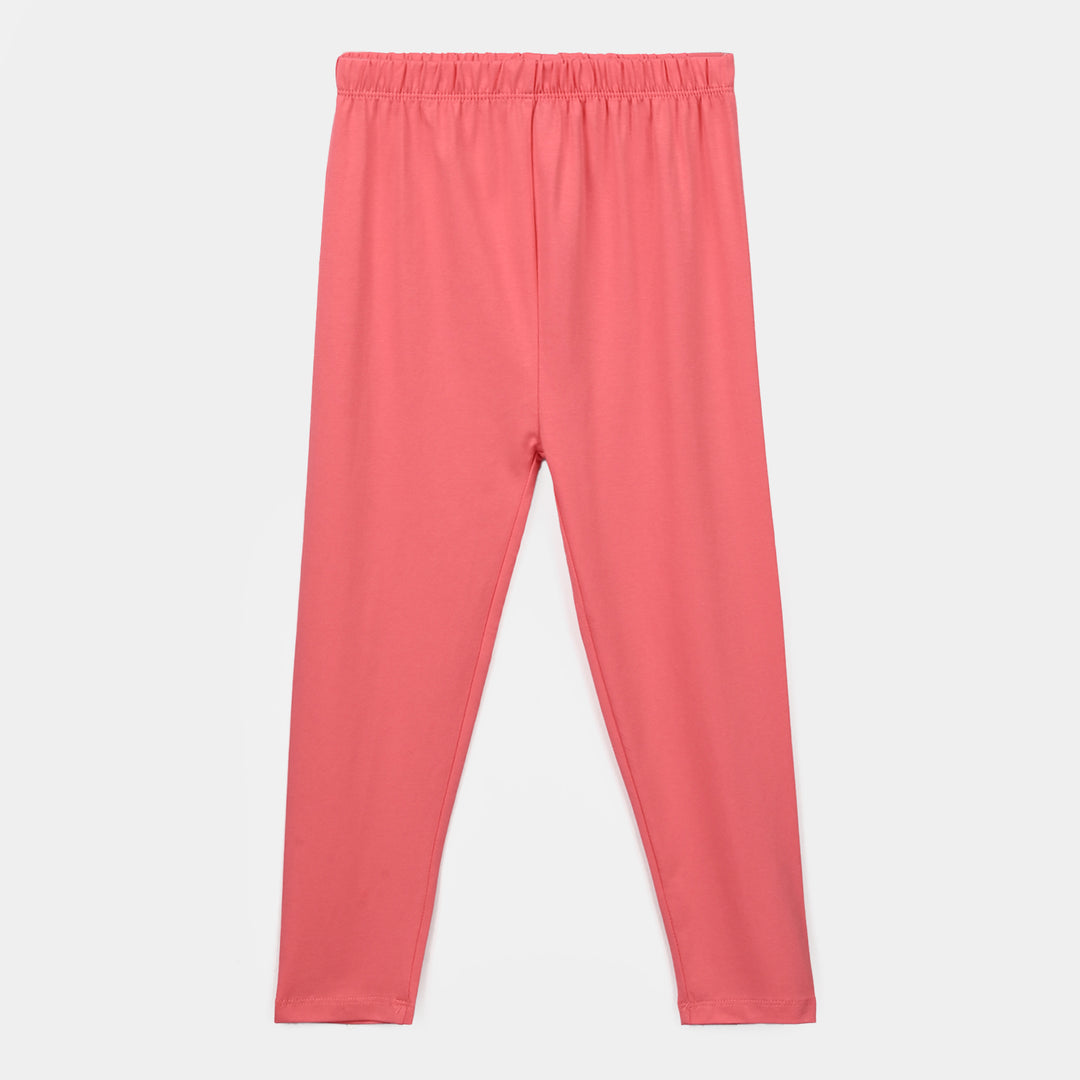 Girls Lycra Jersey Plain Tights 'Fuchsia