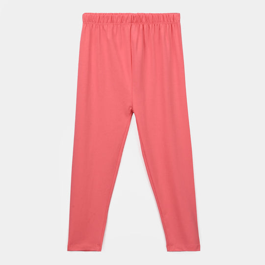 Girls Lycra Jersey Plain Tights 'Fuchsia