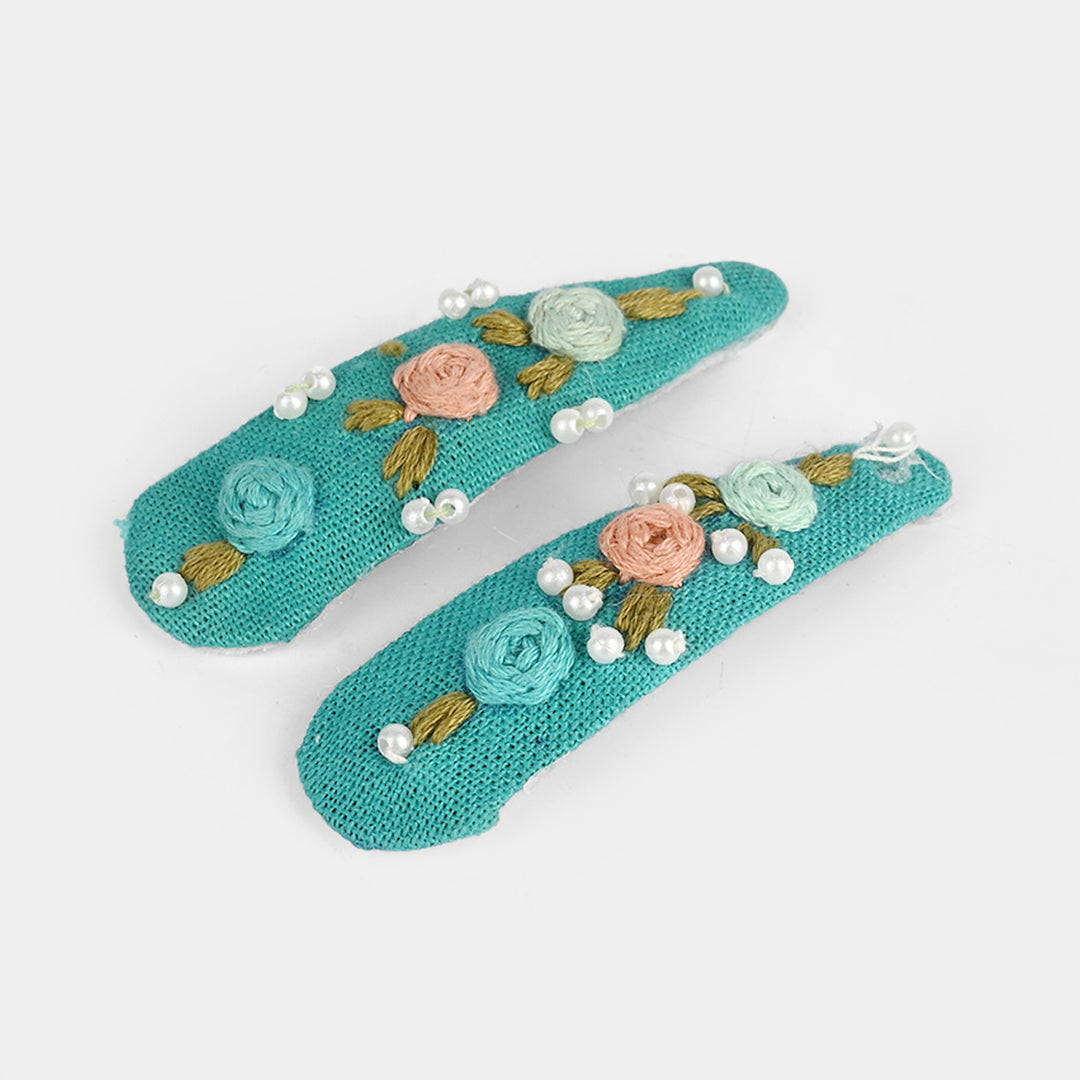 Embroidery Hair Clips