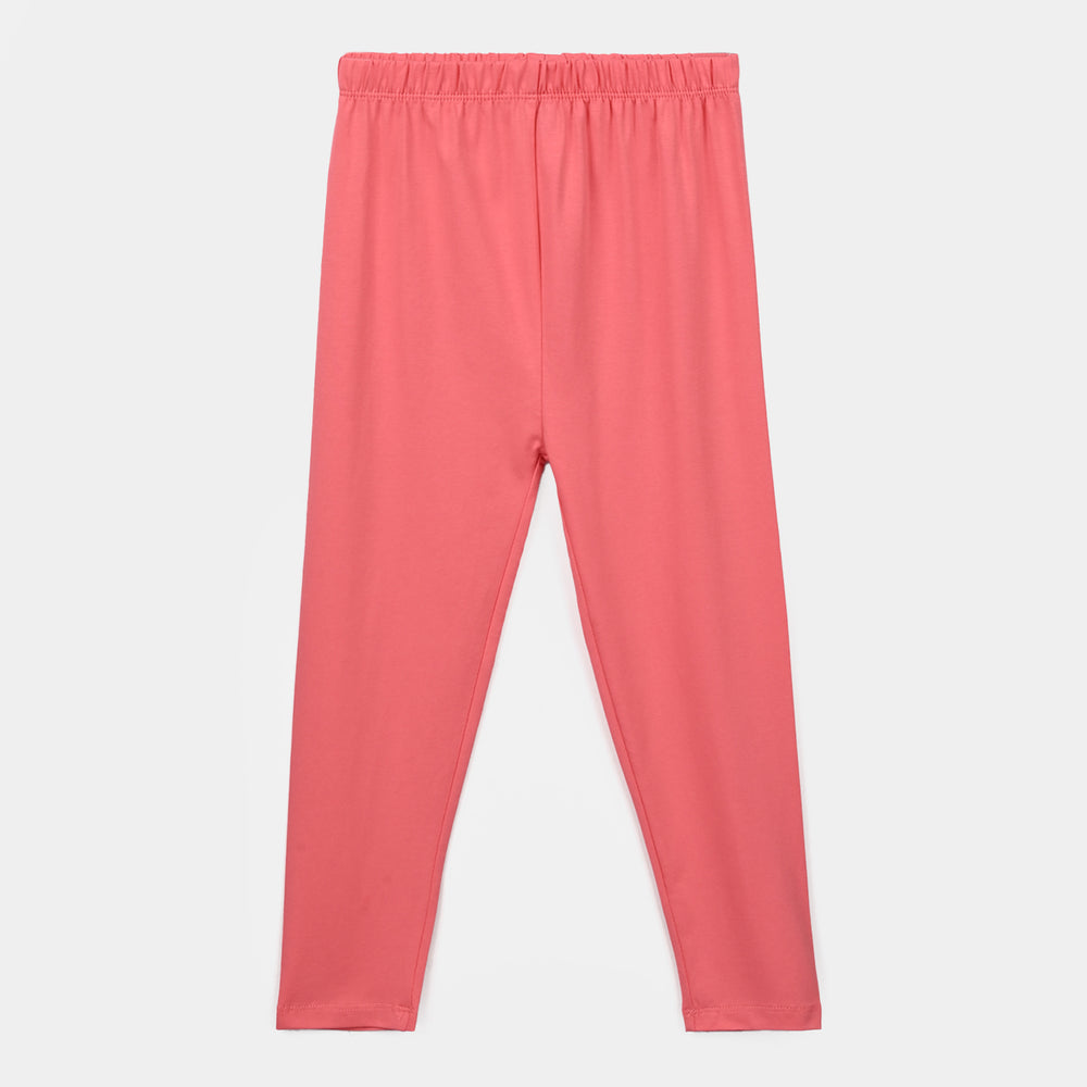Girls Lycra Jersey Plain Tights 'Fuchsia