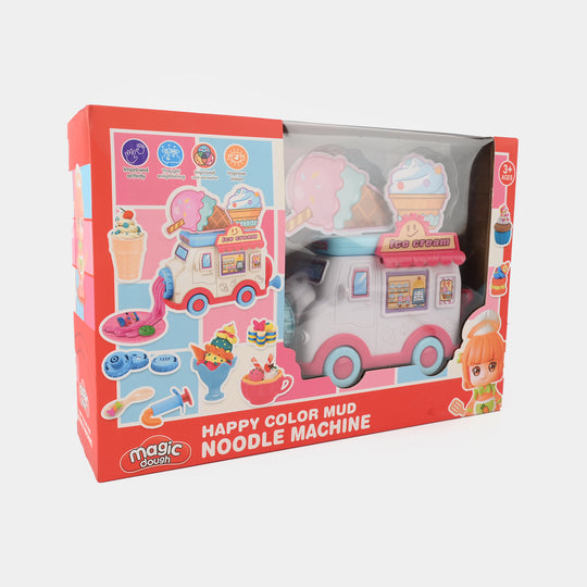 Ice Cream Dining Car Play Color Dough Set