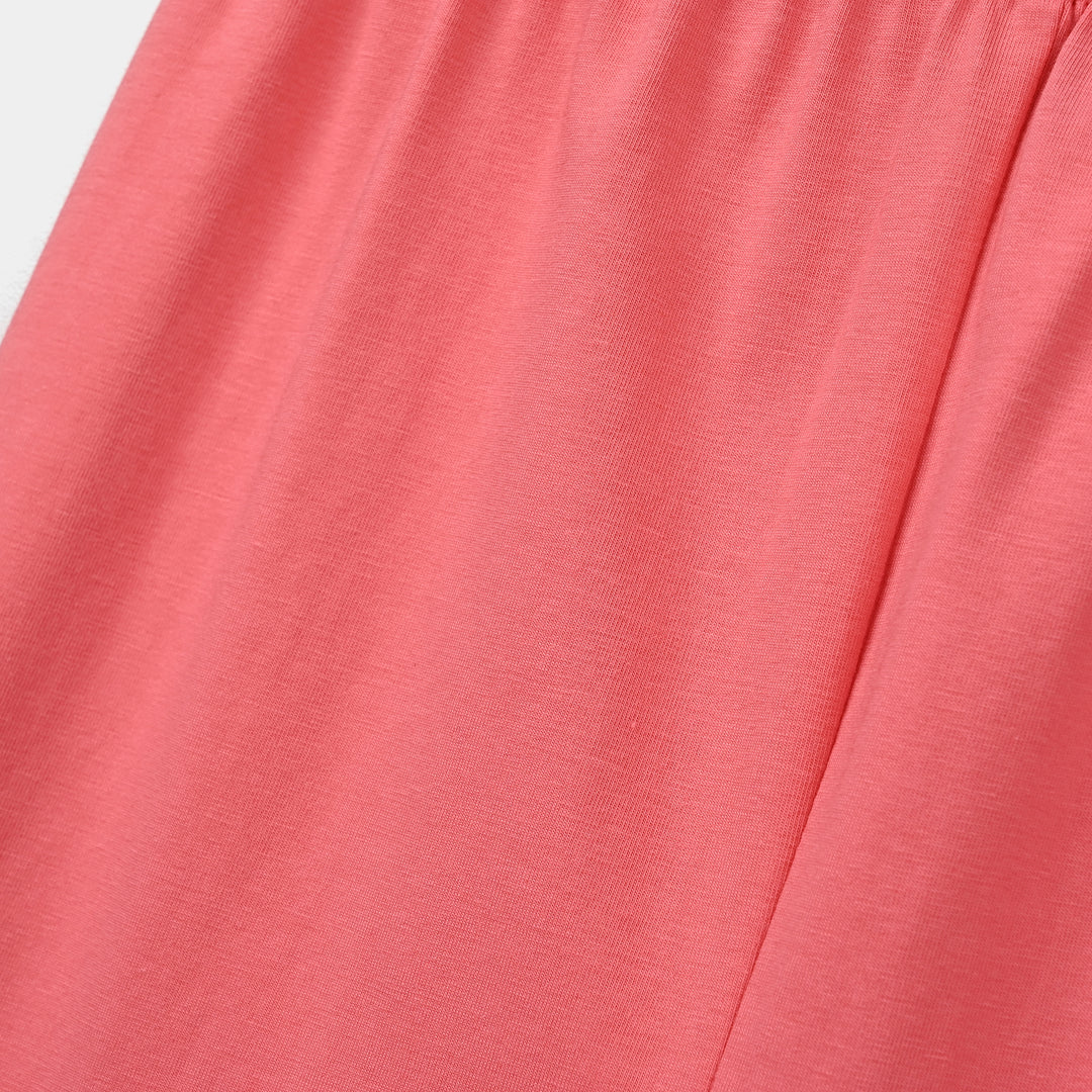 Girls Lycra Jersey Plain Tights 'Fuchsia