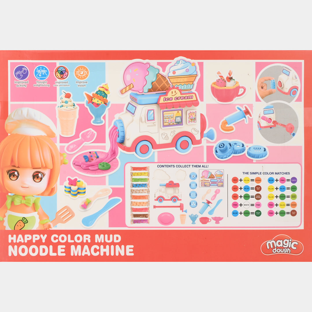 Ice Cream Dining Car Play Color Dough Set