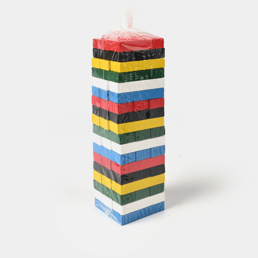 Jenga Game Wooden Blocks, Stacking Tower Game | 54PCS