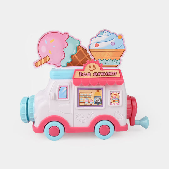 Ice Cream Dining Car Play Color Dough Set