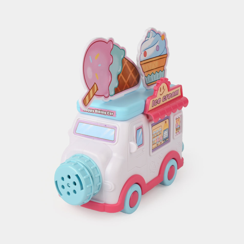 Ice Cream Dining Car Play Color Dough Set