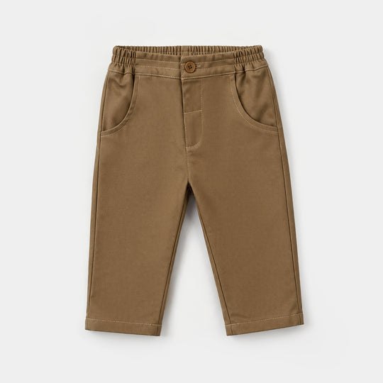 Boys Cotton Interlock 3 - PC 320 - 025- White.Brown