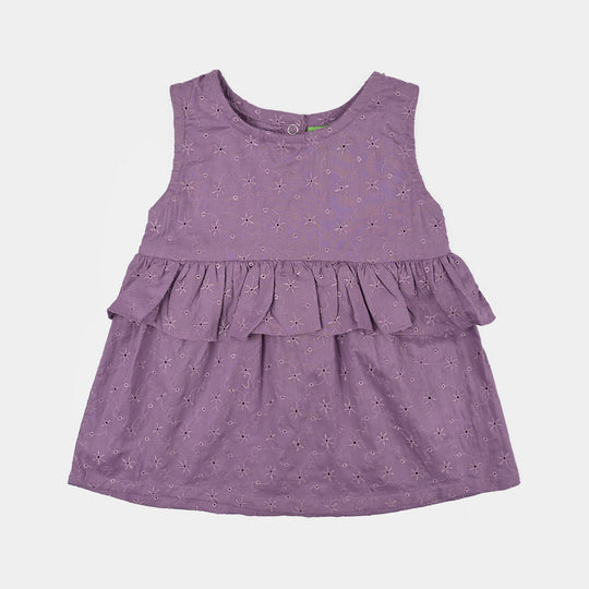 Infant Girls Chicken Kari 2Pc Suit- Lavender