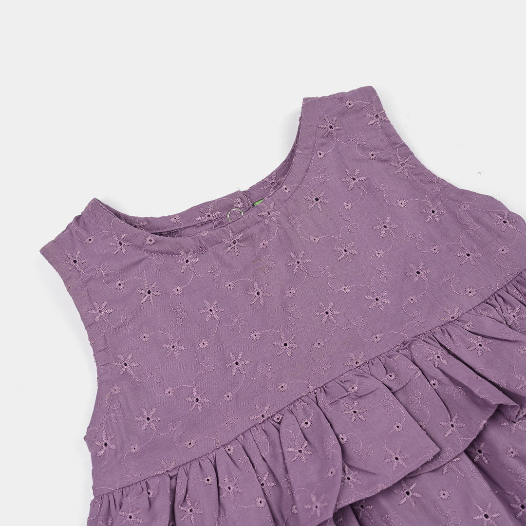 Infant Girls Chicken Kari 2Pc Suit- Lavender