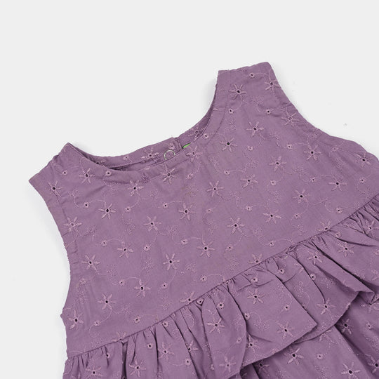 Infant Girls Chicken Kari 2Pc Suit- Lavender