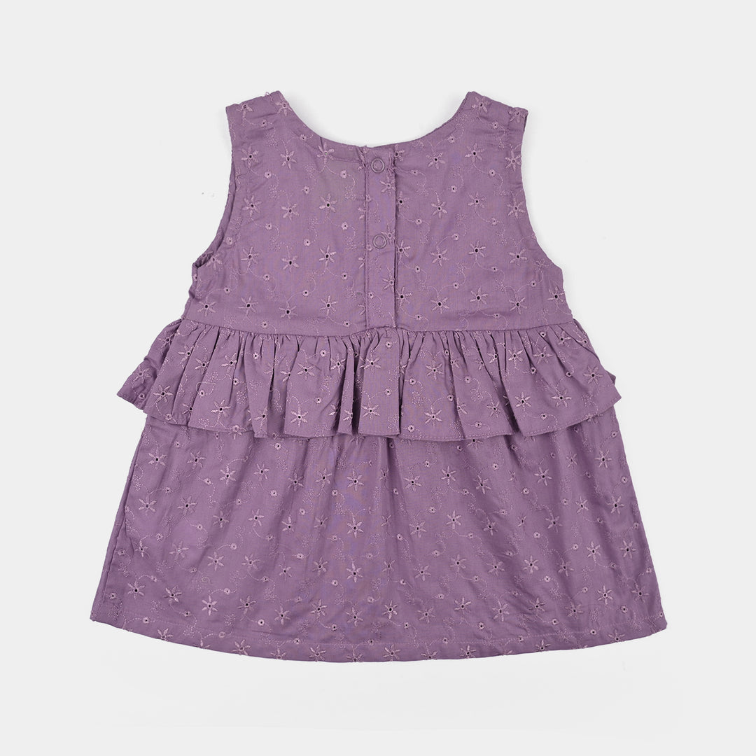 Infant Girls Chicken Kari 2Pc Suit- Lavender