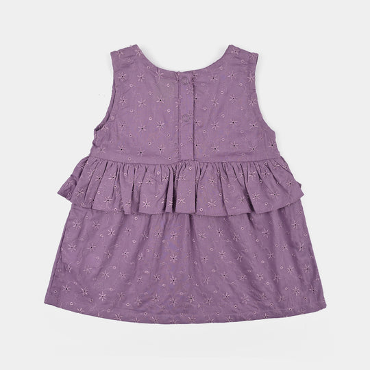 Infant Girls Chicken Kari 2Pc Suit- Lavender