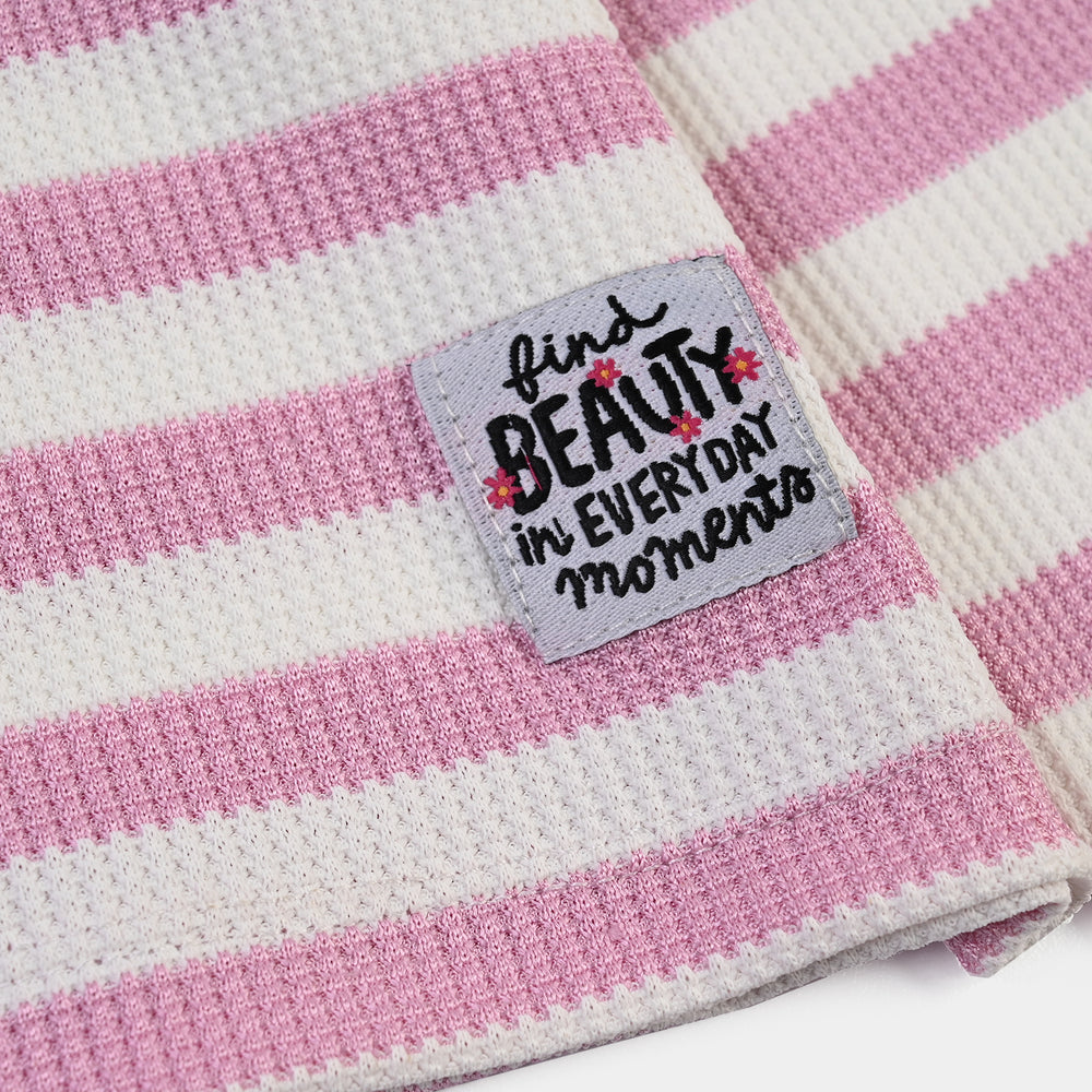 Girls Thermal Shirt F/S Find Beauty-Pink
