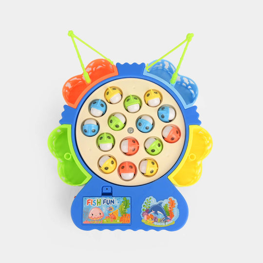 Electric Rotating Fishing Game Toy