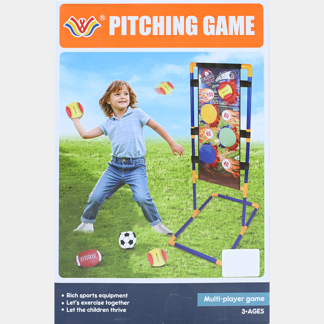 Multi Sports Target Pitching Game Stand