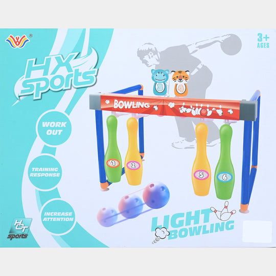 Hanging Overhead Kids Bowling Game Set