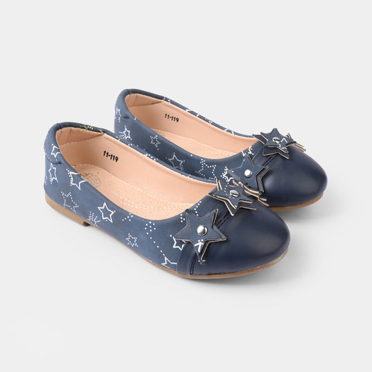 Girls Pumps 11-119-NAVY