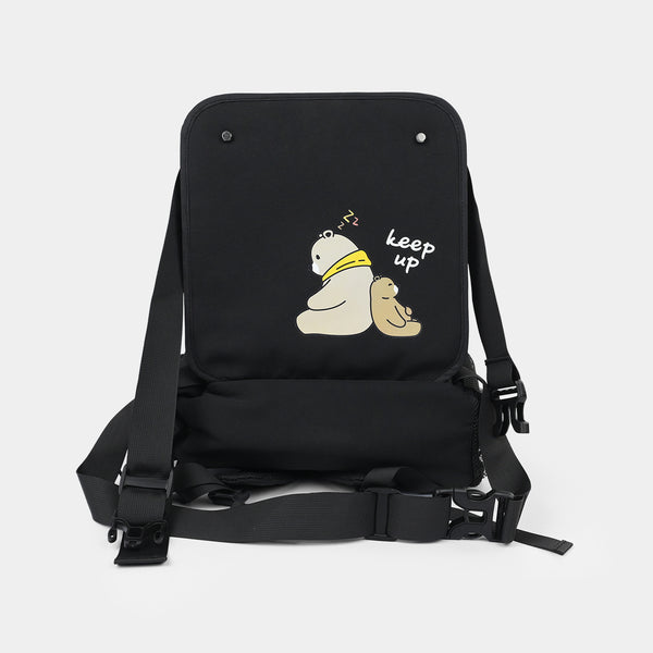 Convertible Travel Booster Seat and Diaper Bag