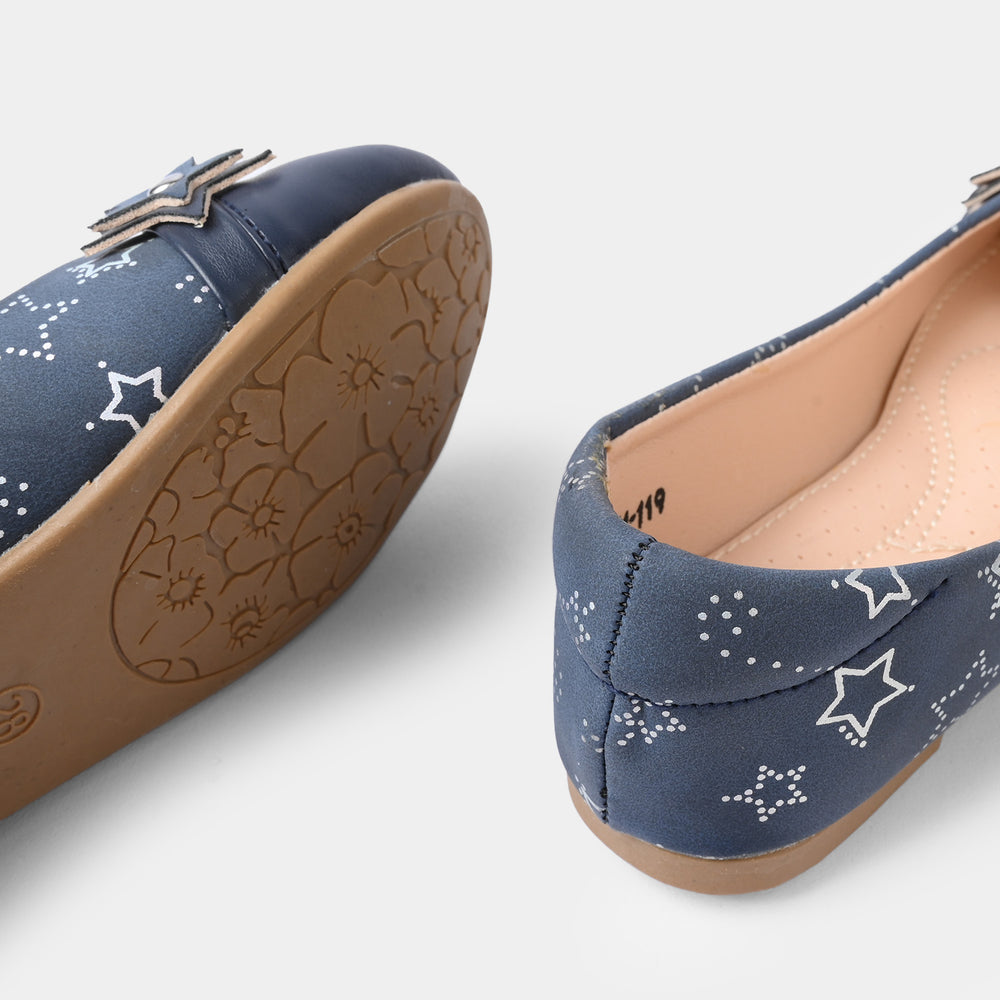 Girls Pumps 11-119-NAVY