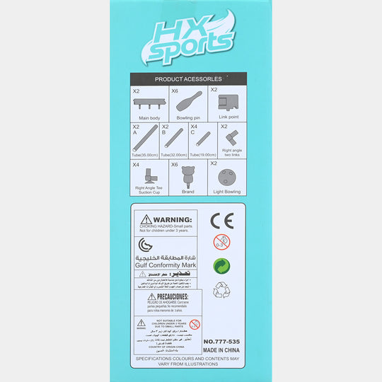 Hanging Overhead Kids Bowling Game Set