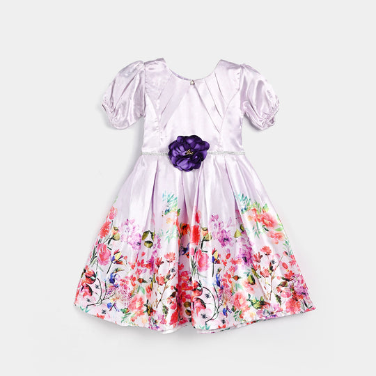 Infant Girls Frock Fancy Sequins Beauty-Multi