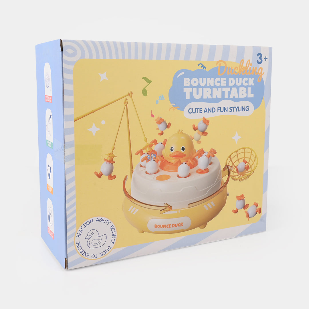 Bouncing Turntable Electric Duck For Kids