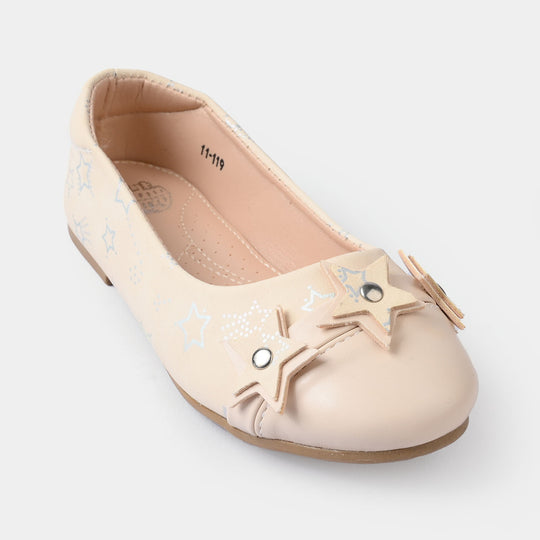 Girls Pumps 11-119-BEIGE