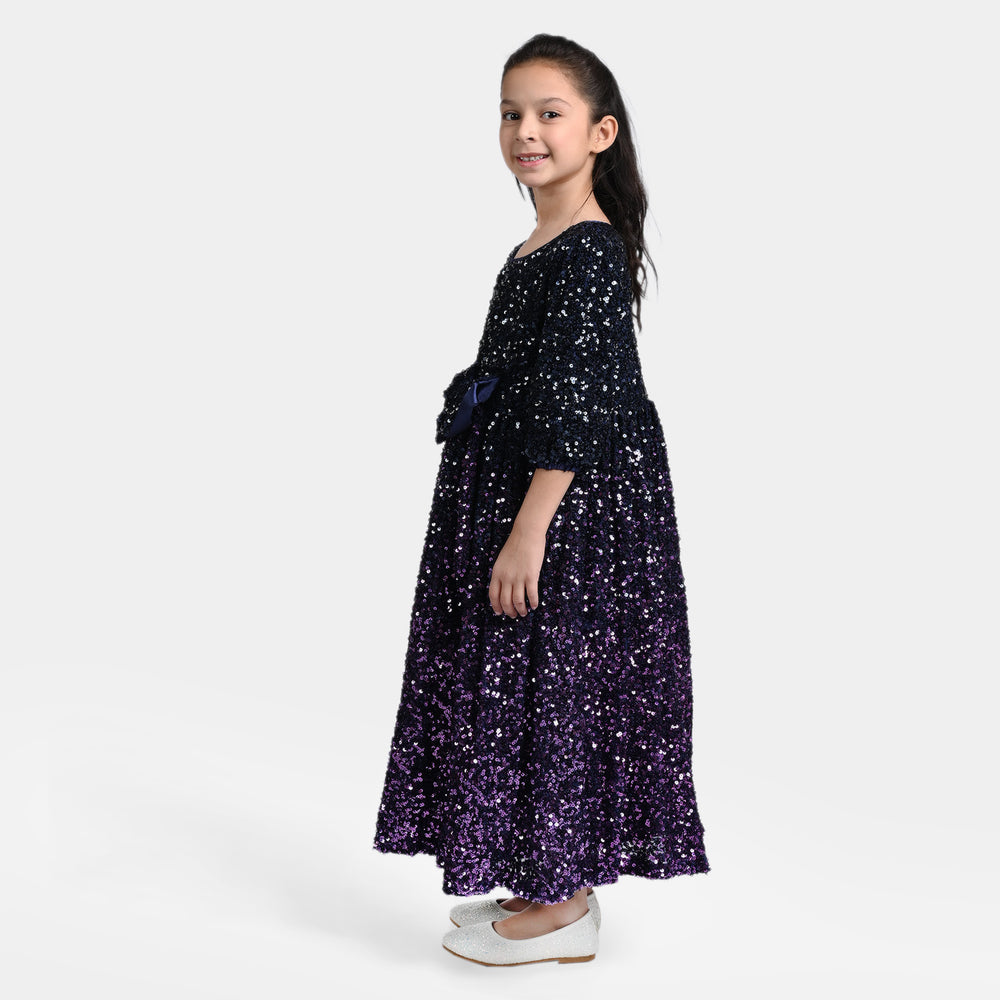 Fashion Girls Sequins Maxi - Multi