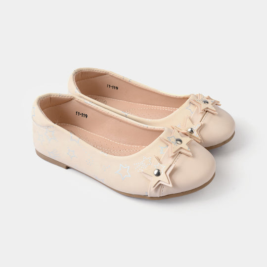 Girls Pumps 11-119-BEIGE