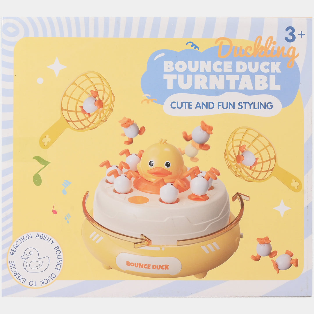 Bouncing Turntable Electric Duck For Kids