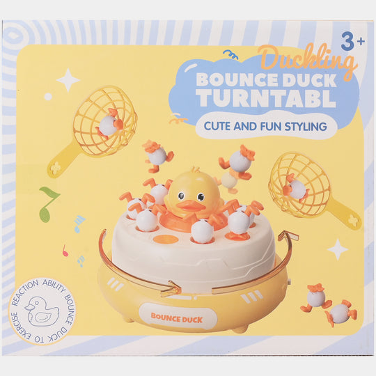 Bouncing Turntable Electric Duck For Kids