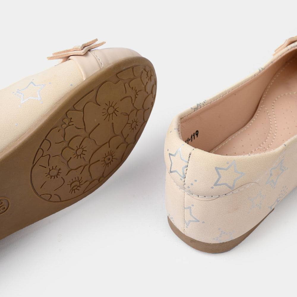 Girls Pumps 11-119-BEIGE