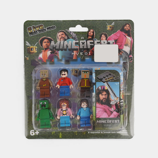 Character Building Block Minifigure Set