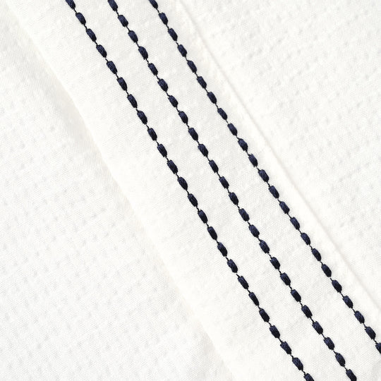 Infant Boys Cotton Interlock Woven Suit 320 - 033- White.Navy