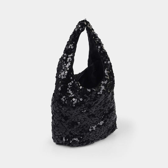 Black Hand Bag Festive