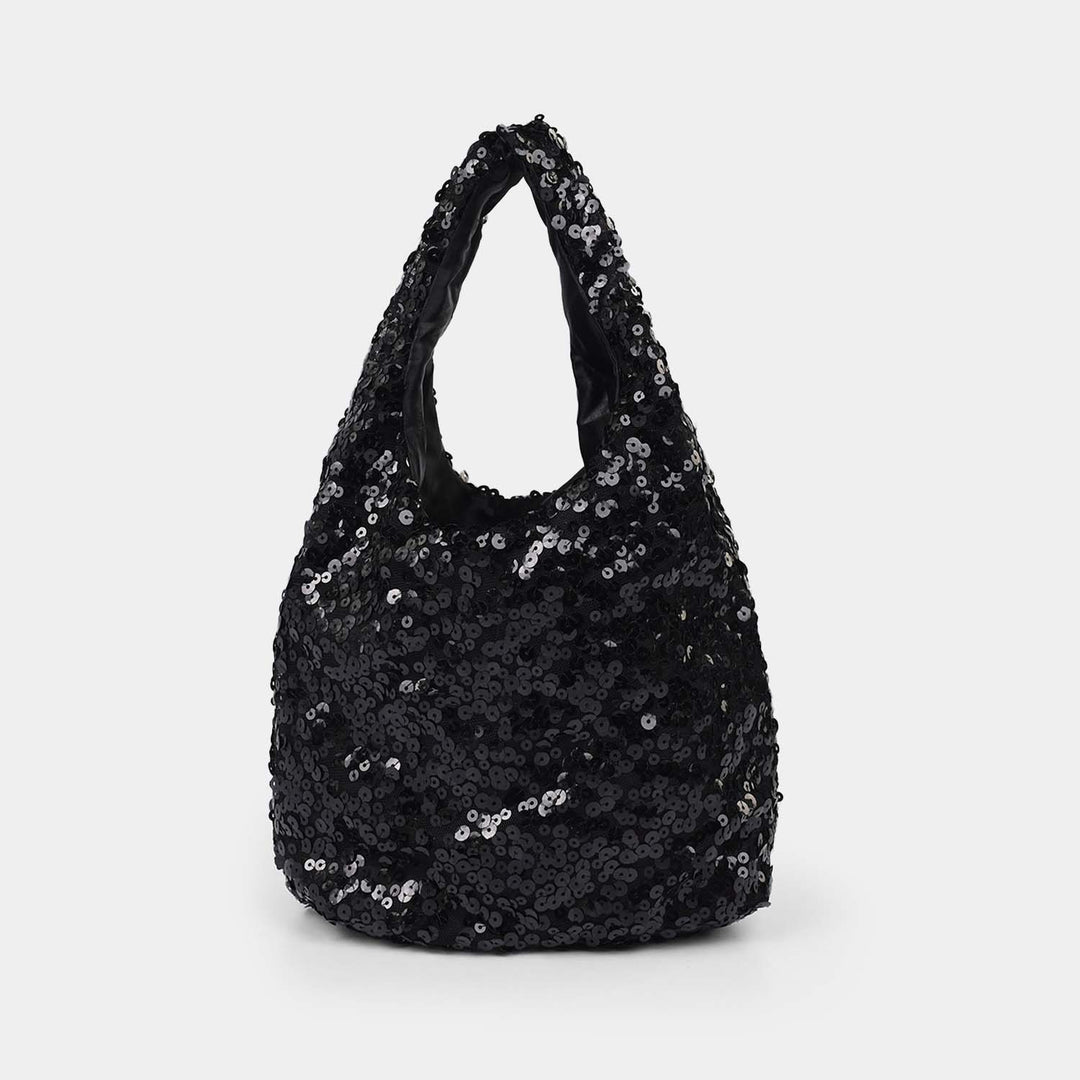 Black Hand Bag Festive