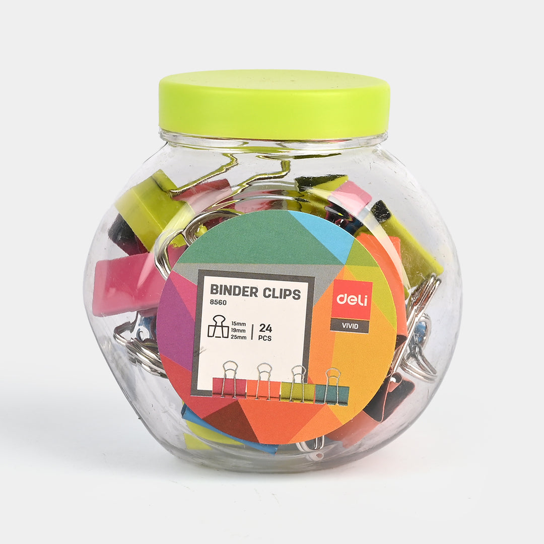 Color Binder Clip 24Pcs