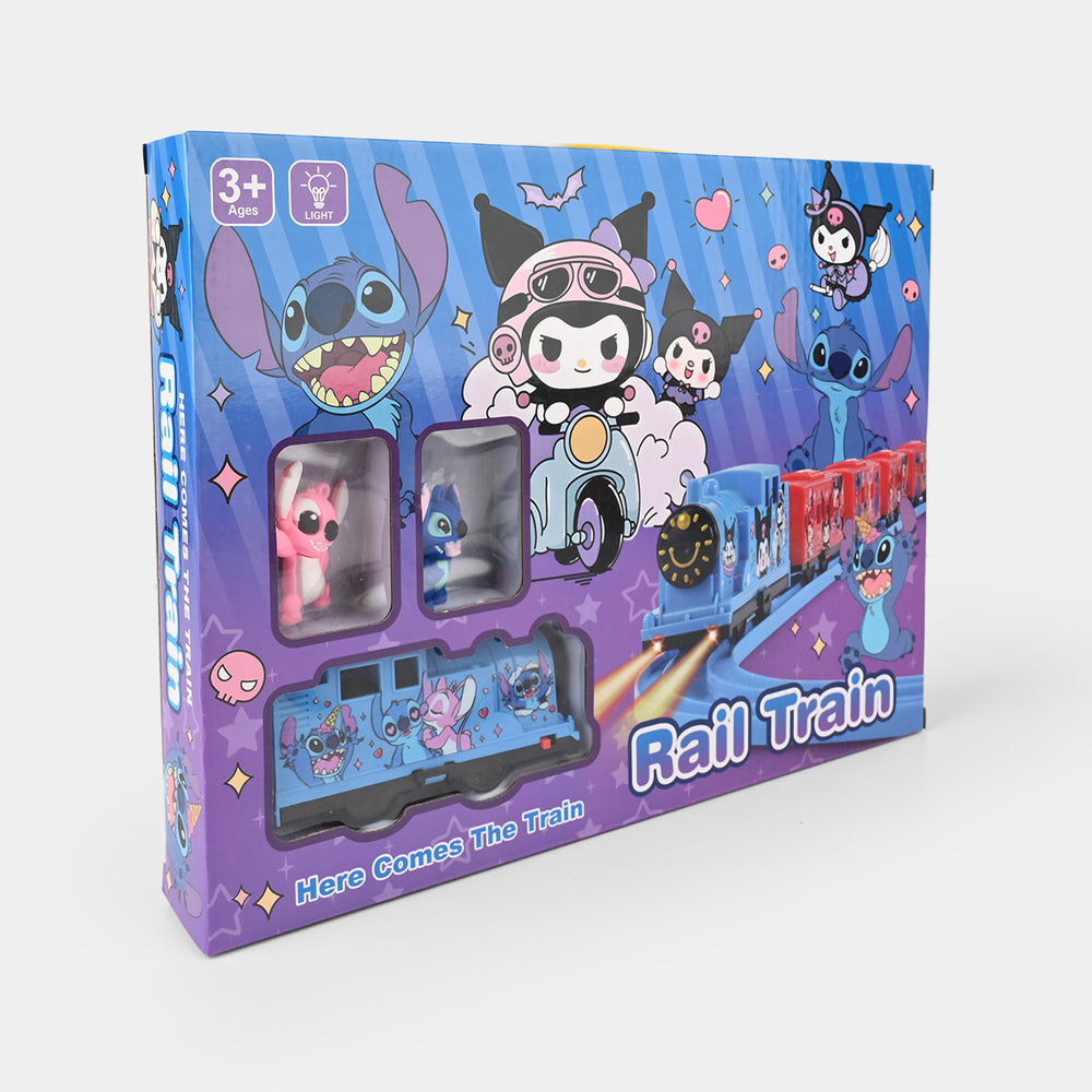 Character Electric Rail Train & Track Set for Kids