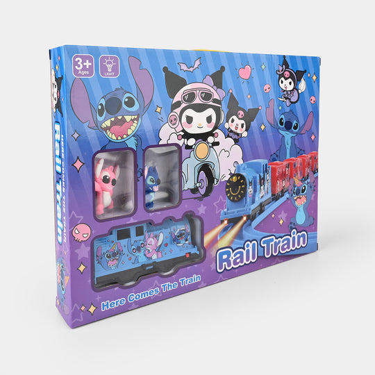 Character Electric Rail Train & Track Set for Kids