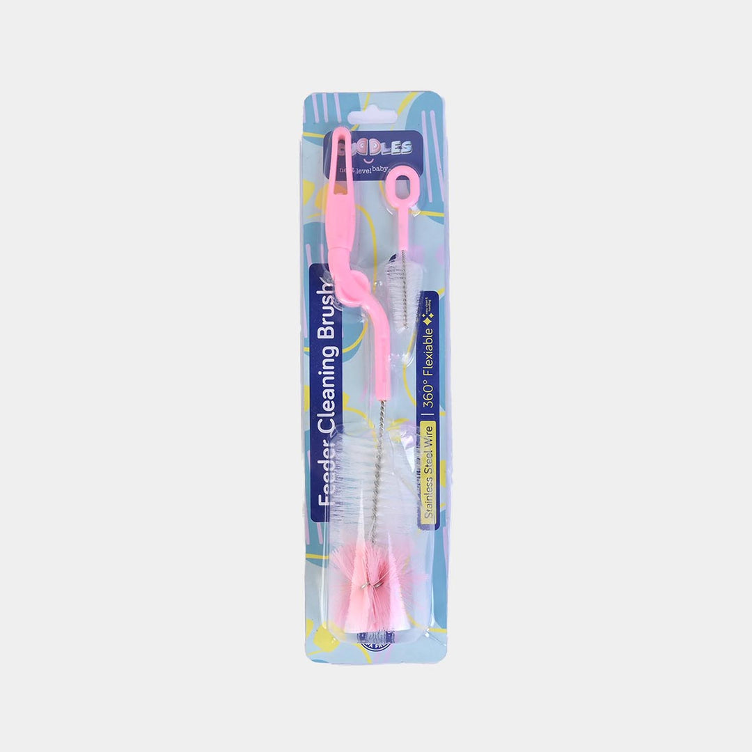 Baby Feeding Bottle & Nipple Cleaning Brush Set