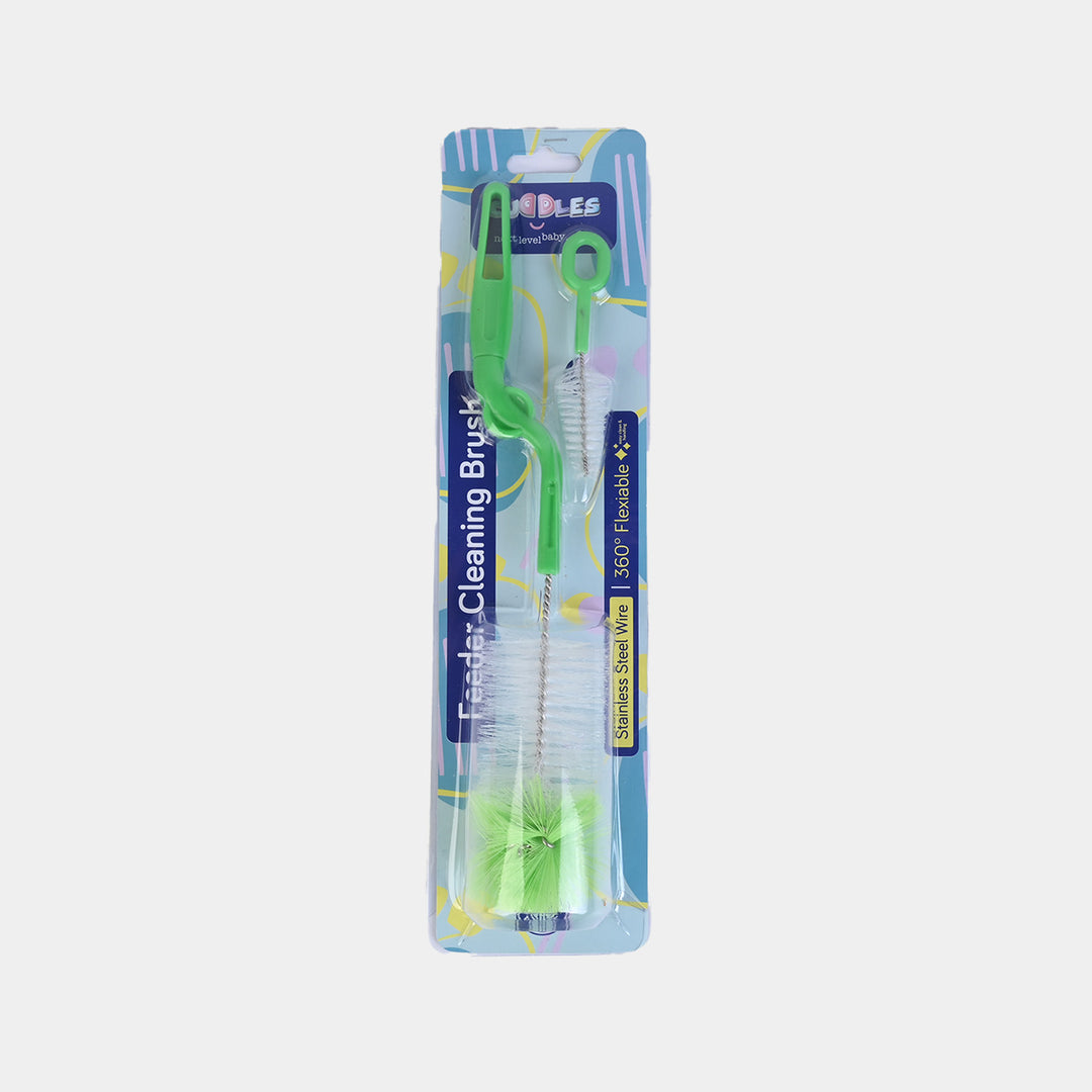 Baby Feeding Bottle & Nipple Cleaning Brush Set