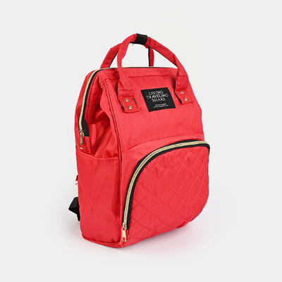 Mother Traveling Baby Diaper Bag & Backpack-Red