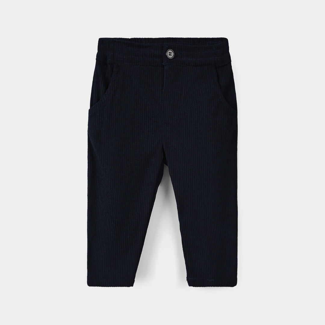 Infant Boys Cotton Interlock Woven Suit 320 - 033- White.Navy
