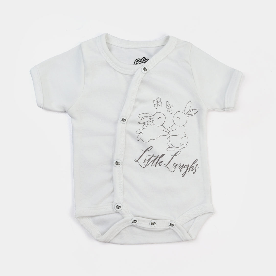 Pack Of 3 Infant Baby Cotton Cut Design Romper