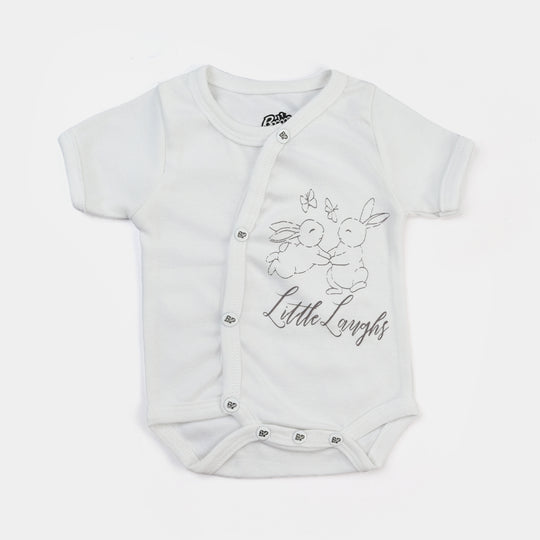 Pack Of 3 Infant Baby Cotton Cut Design Romper