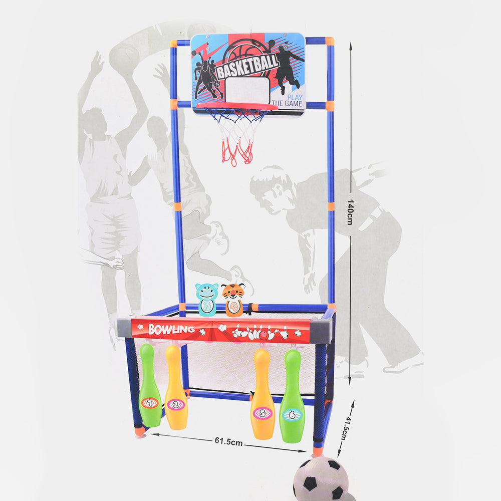 3-in-1 Kids Multi-Sport Activity Playset