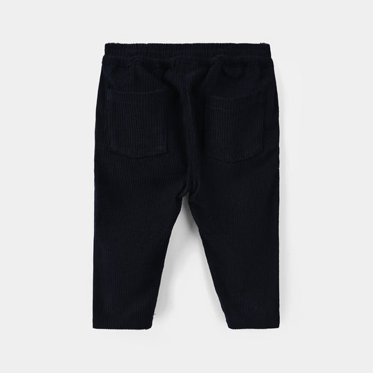 Infant Boys Cotton Interlock Woven Suit 320 - 033- White.Navy