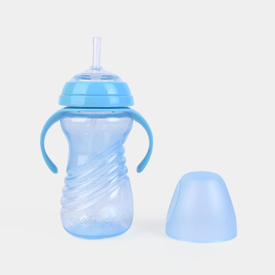 Active Kids Straw Cup 300Ml With Handle (Blue)